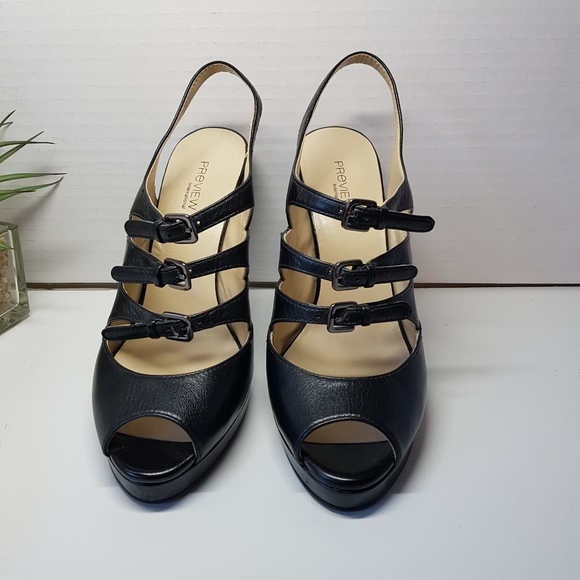 Nordstrom Black Platform Sandals - Picture 8 of 9